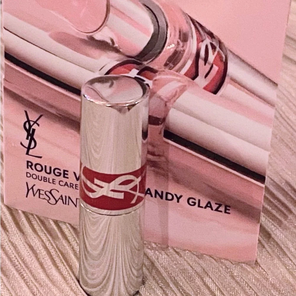 Yves Saint Laurent Rouge Candy Glaze Double Care Balm 19 SALTED CARAMEL mini